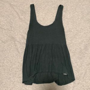 American Eagle Ribbed Babydoll Tank